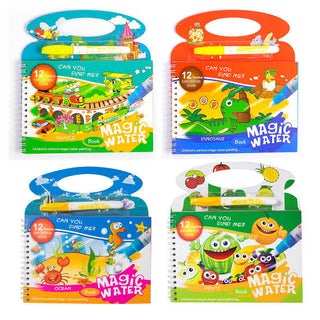  Magic Water Coloring Book 