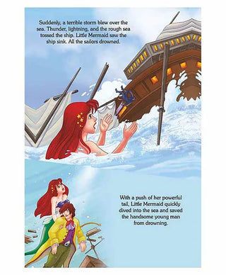 Little Mermaid Pop Up Fairy Tales Book for Children