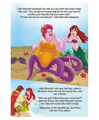 Little Mermaid Pop Up Fairy Tales Book for Children