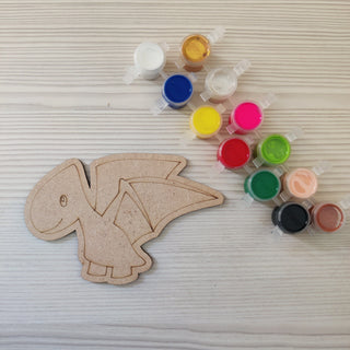 Dino Theme DIY Fridge Magnets Color Art Kit