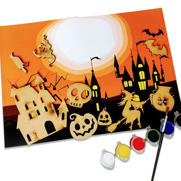 Halloween Create Your Own Spooky Scene Activity