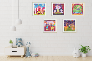 Educational Sticker Puzzle – Circus Carnival
