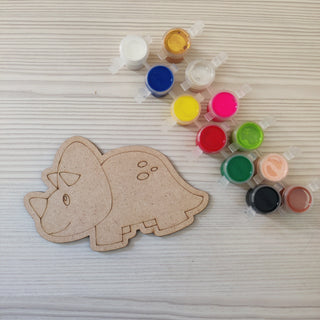 Dino Theme DIY Fridge Magnets Color Art Kit
