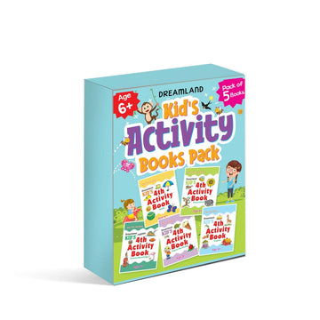 Kid's Activity Age 6+ Pack of 5 (English, Maths, Environment, General Knowledge, Logical Reasoning)