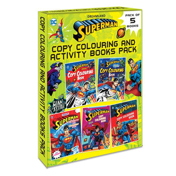 Superman Copy Colouring and Activity Books (Pack of 5)