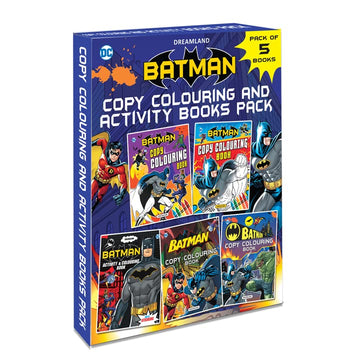 Batman Copy Colouring and Activity Books (Pack of 5)