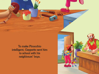 Pinocchio Pop Up Fairy Tales Book for Children