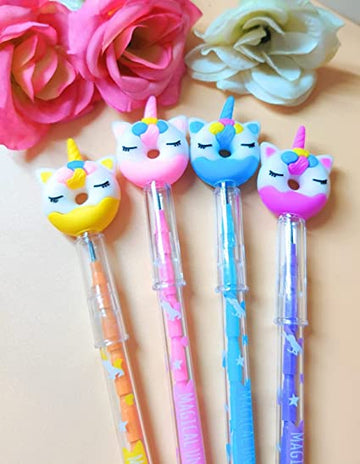 Unicorn Pencil for Girls Unicorn Donut Pencil