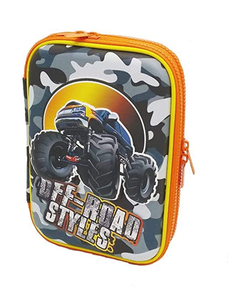 Cartoon Design Pencil Case Pen Bags for Kid Large Capacity Stationary Organizer with Compartments