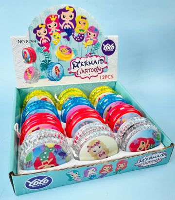 Glowing LED High Speed Mermaid Theme Yoyo Toy for Kids (Random Colour)