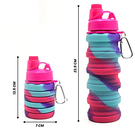 Buy Wholesale China Silicone Folding Water Bottle Grenade Shaped 500ml  Silicone Water Bottle & Silicone Water Bottles at USD 2.3