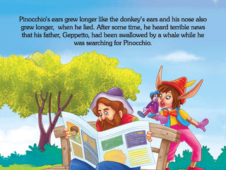 Pinocchio Pop Up Fairy Tales Book for Children