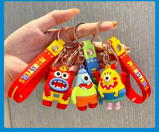 Monster and Astronaut Keychain 