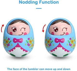 Premium Quality Push and Shake Wobbling Durable Roly Poly Tumbler Doll