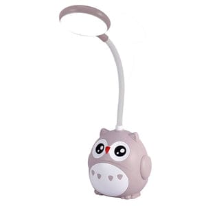Cute Owl Shape Table Desk Flexible LED Lamp (Without Box)