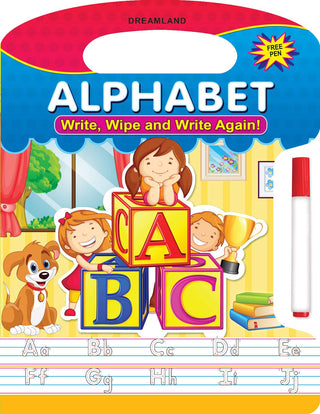 Alphabet Write and Wipe Book