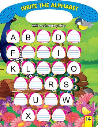 Alphabet Write and Wipe Book
