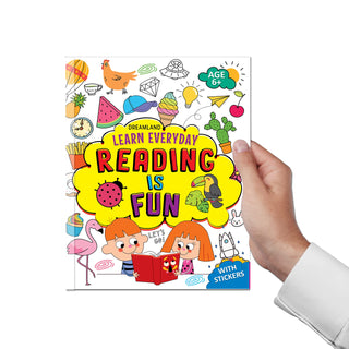 Learn Everyday Books Pack Age 6+ A Set of 3 Books - Reading is Fun, Fun with Maths, Writing Skills