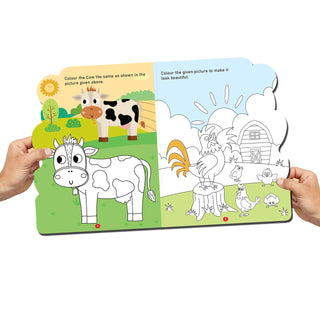 Die-Cut Activity and Colouring Books (Pack of 4)