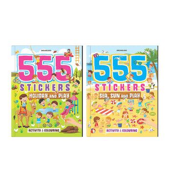 555 Stickers and Activity Books (Pack of 2)