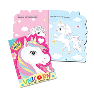 Die-Cut Activity and Colouring Books (Pack of 4)