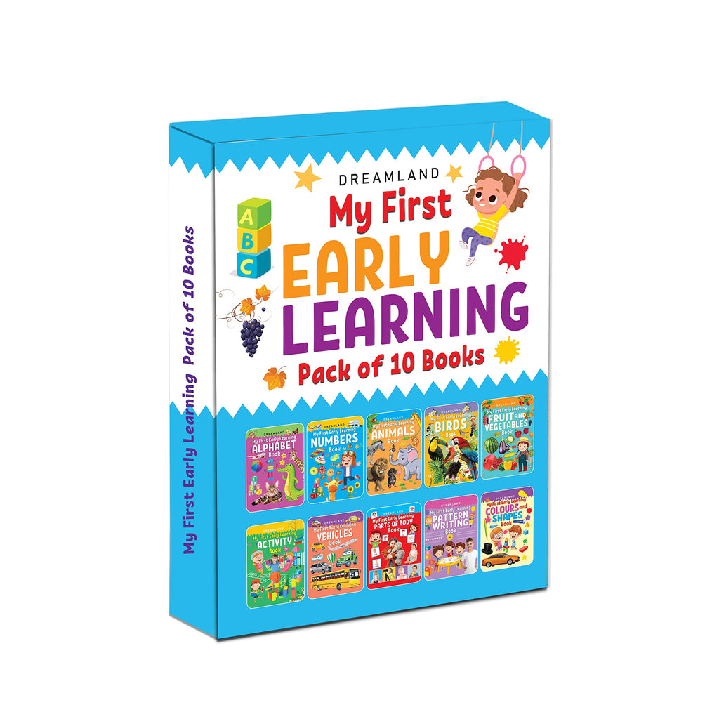 My First Early Learning - Pack of 10 Books - Alphabet, Numbers, Animal ...