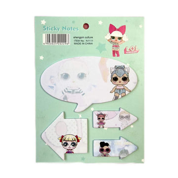 Cute LOL Dolls Cartoon Sticky Notes - 1 pc