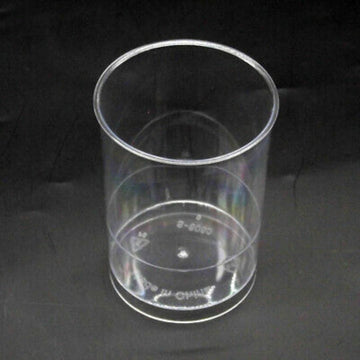 Stylish Transparent Water Glass Set 60 Ml   (60 ml, Plastic) ( pack of 3)