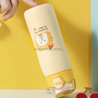 pastel coloured water bottle