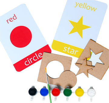 Shapes and Colours Flashcards with Activity