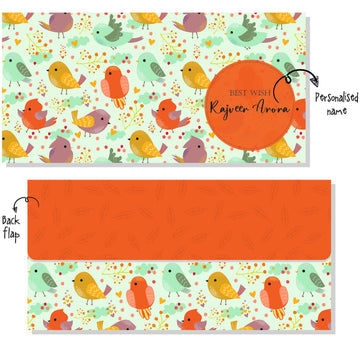 Personalised Envelopes - Birds (20pcs) (PREPAID ONLY)
