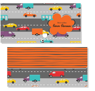 Personalized Envelope - Cars (10pcs) (PREPAID ONLY)
