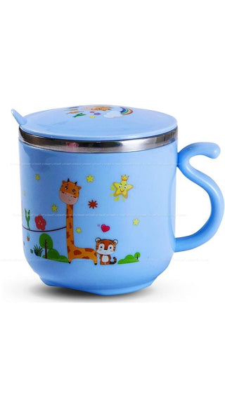 cartoon animal children cup