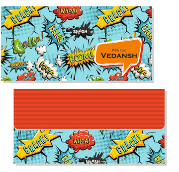 Personalised Envelope - Comic (20pcs) (PREPAID ONLY)