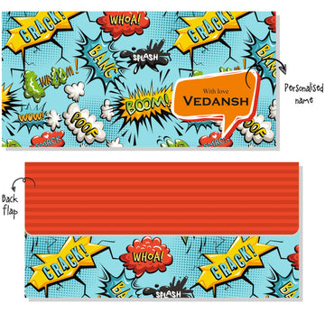 Personalised Envelope - Comic (20pcs) (PREPAID ONLY)