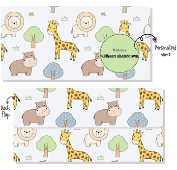 Personalized Envelope - Cute Animals (10pcs) (PREPAID ONLY)