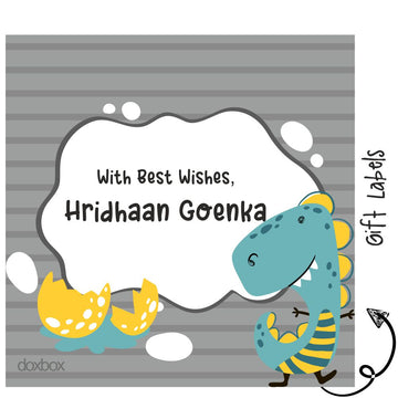 Gift Labels - Cute dino (24pcs) (PREPAID ONLY)