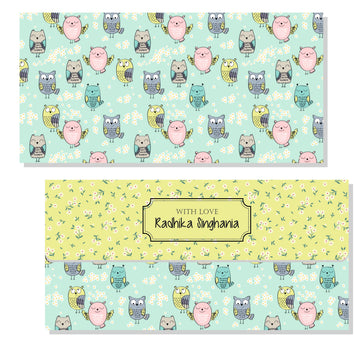 Personalized Envelope - Cute Owl (10pcs) (PREPAID ONLY)