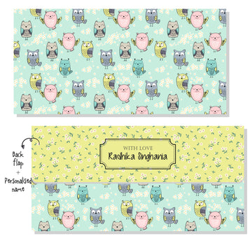 Personalized Envelope - Cute Owl (10pcs) (PREPAID ONLY)