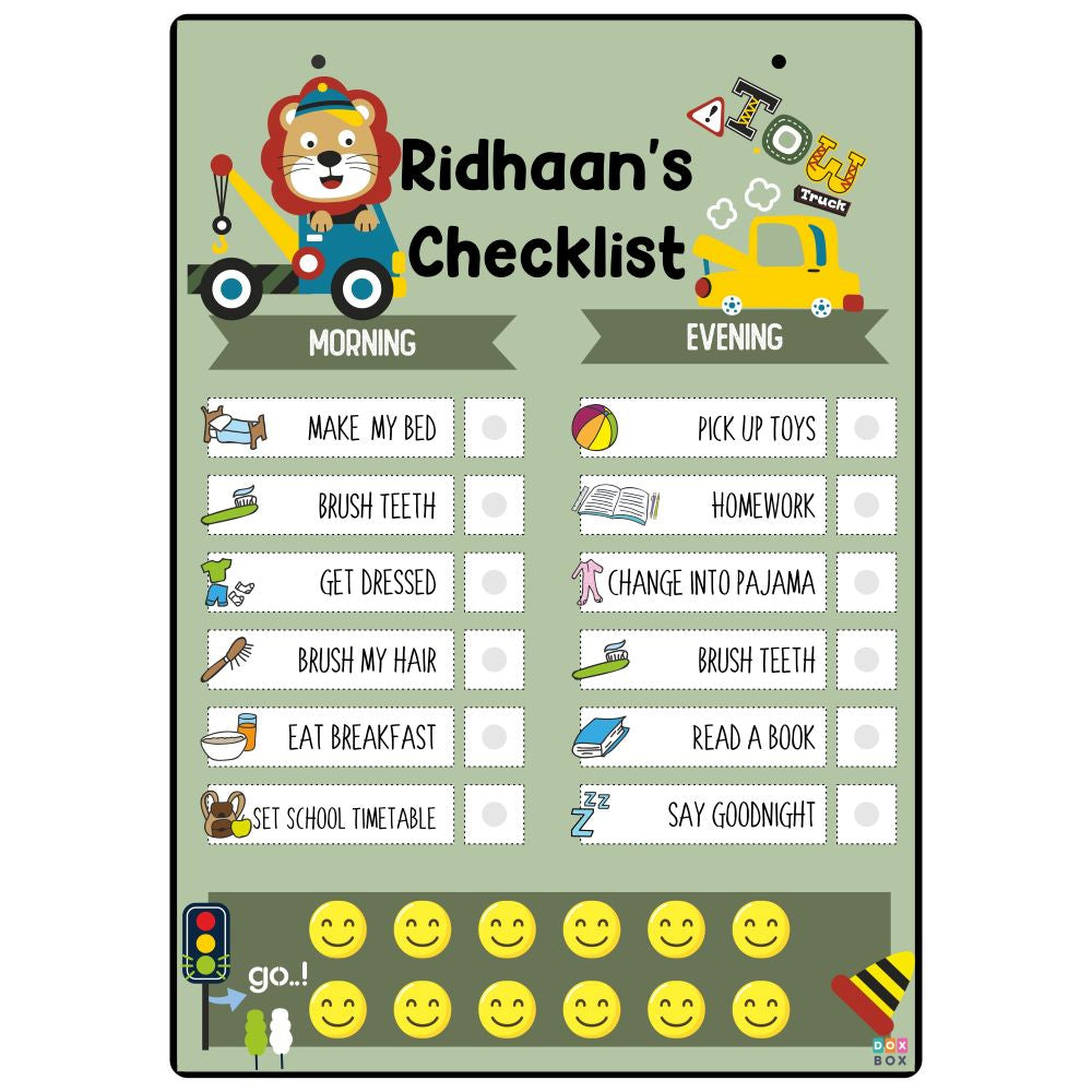 Daily Responsibility Chart - Lion
