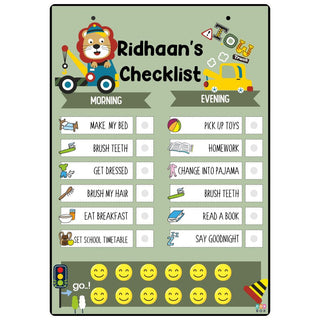 Daily Responsibility Chart - Lion