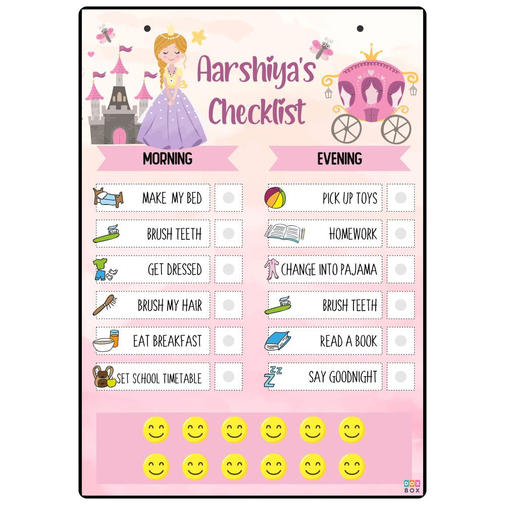 Daily Responsibility Chart - Princess