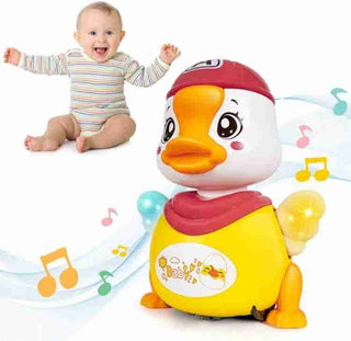 Dancing Cute Duck With 360 Degree Rotation /Electric Rotating Cute Dancing Duck Toy (Random)