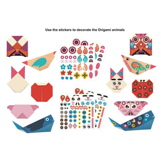 Imagine & Fold Origami Paper Sheet – Animal kingdom