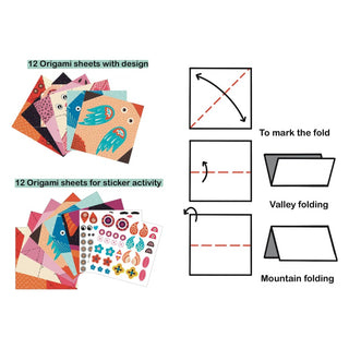 Imagine & Fold Origami Paper Sheet – Animal kingdom