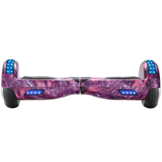 Premium Quality Segway Electric Hoverboard/Scooter with LED Lights (Purple Galaxy) (PREPAID ONLY)