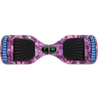 Premium Quality Segway Electric Hoverboard/Scooter with LED Lights (Purple Galaxy) (PREPAID ONLY)