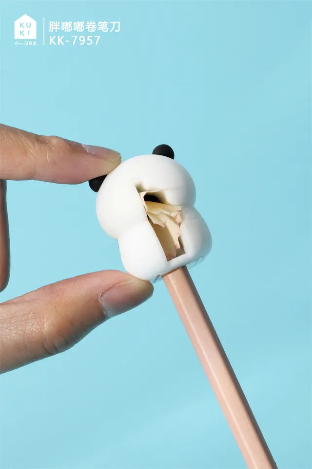 White Panda Pencil Sharpener
