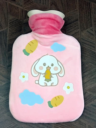 Cute Animal Cartoon Hot Water Bag Knitted Soft Cozy Cover
