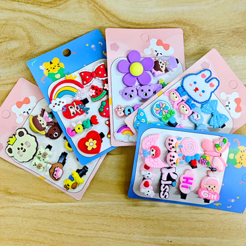 8 pcs Kawaaii baby Girl Hair Clip set